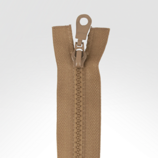 Bontható  cápa cipzár, 65 cm drapp