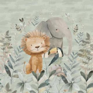 Futter, szabadidő anyag panel 40x50 cm, Afrikai szafari