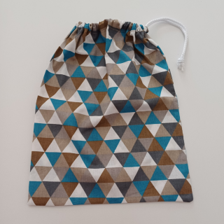 Iskolai tisztasági zsák,  absztrakt 30x25 cm