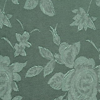 Jacquard 313 virágmintás brokát szövet, zöld