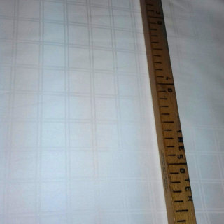 Pamut damaszt, fehér, kockás, 280 cm széles
