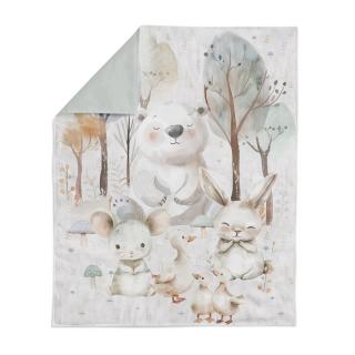 Prémium pamutvászon panel 75x100 cm, A fehér erdő