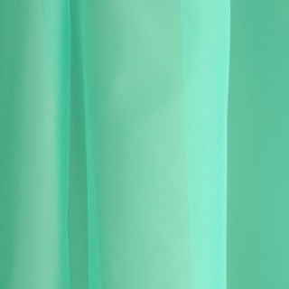 Voile függöny anyag, türkiz színben, ólomzsinórral 180 cm