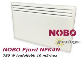 NOBO Fjord NFK4N 07   (750 W) elektromos fali fűtőpanel (új modell)