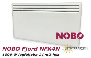 NOBO Fjord NFK4N 10   (1000 W) elektromos fali fűtőpanel (új modell)