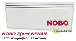 NOBO Fjord NFK4N 12   (1250 W) elektromos fali fűtőpanel (új modell)