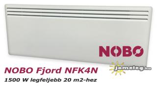 NOBO Fjord NFK4N 15   (1500 W) elektromos fali fűtőpanel (új modell)