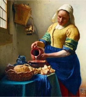 Gyémánt kirakó készlet - Vermeer: Tejet öntő nő