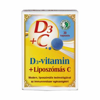 Dr.Chen D3+C Liposómás C-vitamin kapszula 30x
