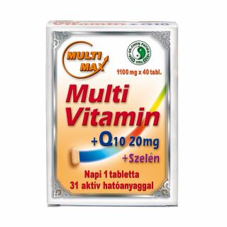Dr.Chen Multi-Max vitamin+20mg Q10+szelén tabletta 40x
