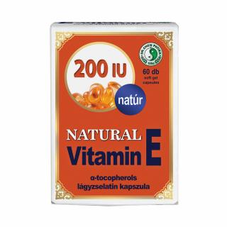 Dr.Chen Natural vitamin E 200 lágyzselatin kapszula 60x