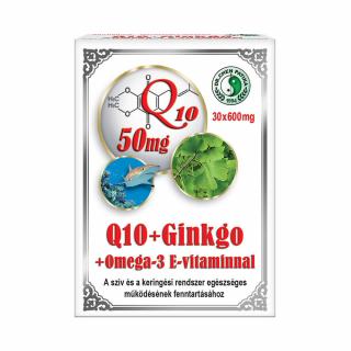 Dr.Chen Q10+Ginkgo+Omega3 E vitaminnal 30x
