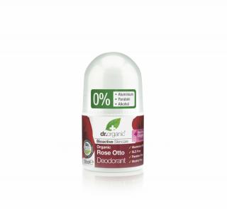 Dr. Organic Alumíniummentes golyós dezodor bioaktív damaszkuszi rózsaolajjal • 50ml
