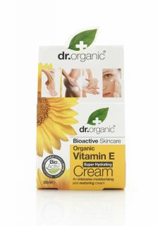 Dr. Organic Szuperhidratáló krém Bio E-vitaminnal • 50 ml