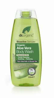 Dr. Organic Tusfürdő bioaktív Aloe verával • 250 ml