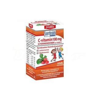 Jutavit Acerola C vitamin 100mg rágótabletta gyerekeknek 60x