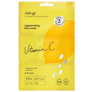 Kili-G regeneráló arcmaszk C-vitaminnal 3*7g
