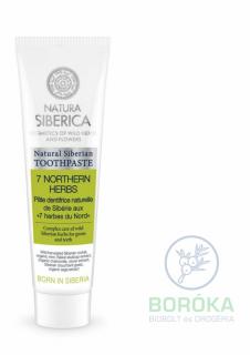 Natura Siberica "7 Northen Herbs" Fluoridmentes 7 gyógynövényes fogkrém • 100 g