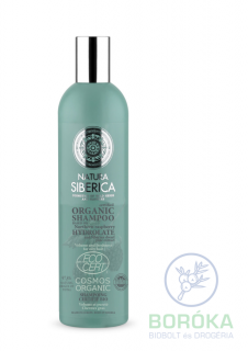 Natura Siberica Virágvízalapú volumennövelő bio sampon zsíros hajra • 400 ml