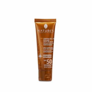 Nature's Anti-aging napvédő gélkrém arcra SPF50