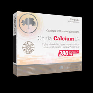 Olimp Labs Chela-Calcium D3 - A KIVÁLÓAN FELSZÍVÓDÓ KALCIUM