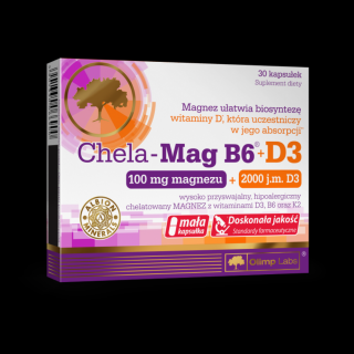 Olimp Labs Chela-Mag B6 + D3 - A D-VITAMIN MAXIMÁLIS FELSZÍVÓDÁSÁHOZ