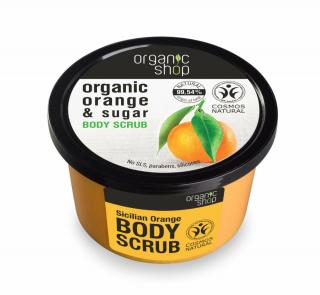 Organic Shop Cukros testradír "Szicíliai narancs"