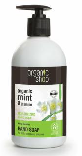 Organic Shop Hidratáló folyékony szappan "Mentás jázmin"