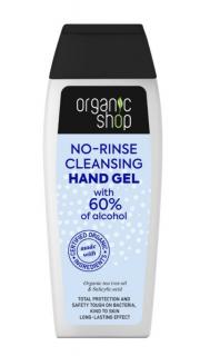 Organic Shop Öblítésmentes kéztisztító gél bio teafaolajjal és szalicilsavval • 100ml