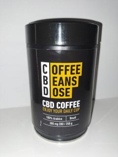 CoffeeBeansDose szemes kávé 250 g, 300 mg CBD