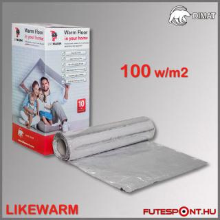 LIKEWARM F-MAT alu fűtőszőnyeg 100W/m2 - 10,0m2