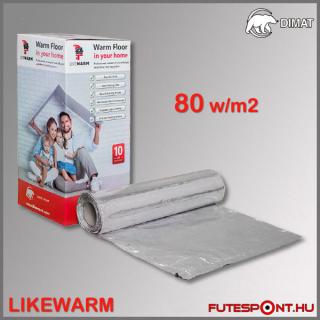 LIKEWARM F-MAT alu fűtőszőnyeg 80W/m2 - 1,0m2