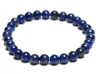 Belső kisugárzás, női ciklus - Lápisz lazuli 6 mm-es karkötő