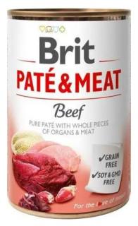 6x  Brit Paté &amp; Meat 400g Konzerv Beef Kutya