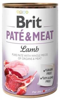 6x Brit Paté &amp; Meat 400g Konzerv Lamb Kutya