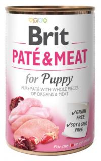 6x Brit Paté &amp; Meat 400g Konzerv Puppy Kutya 6x