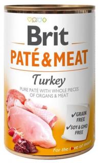 6x Brit Paté &amp; Meat 400g Konzerv Turkey Kutya