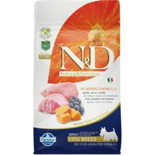 N&amp;D Dog Grain Free bárány&amp;áfonya sütőtökkel adult mini 2,5kg