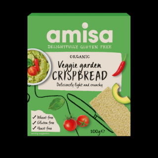 Amisa bio zöldséges kréker 100g