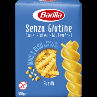 Barilla gluténmentes fusilli tészta 400g