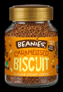 Beanies Caramelised Biscuit - karamellás keksz instant kávé 50g