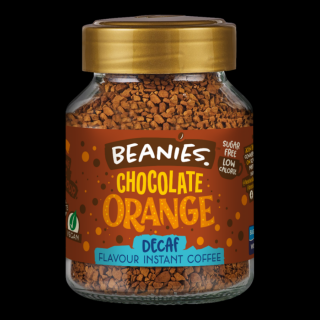 Beanies Chocolate Orange - csokoládés narancsos koffeinmentes instant kávé 50g