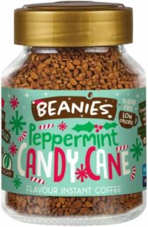 Beanies Peppermint Candy Cane - karácsonyi nyalóka ízű instant kávé 50g