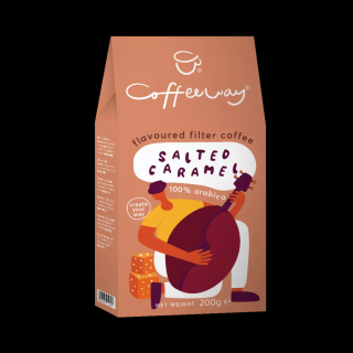 Coffeeway őrölt filter kávé Salted Caramel - sós karamellás 75g