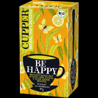 Cupper bio Be Happy - frissítő tea - 20 filter 40g