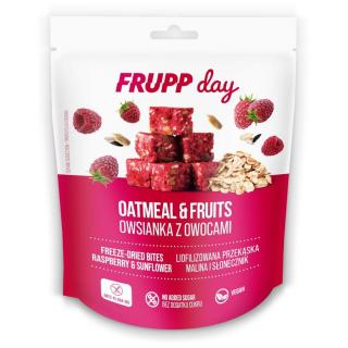 Frupp day gluténmentes zabkocka snack - málna és napraforgómag 25g