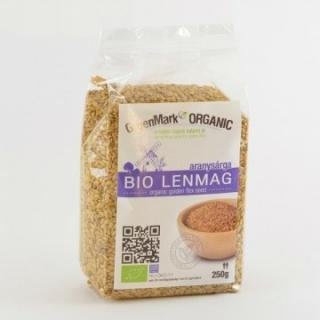 GreenMark Organic bio lenmag aranysárga 250g