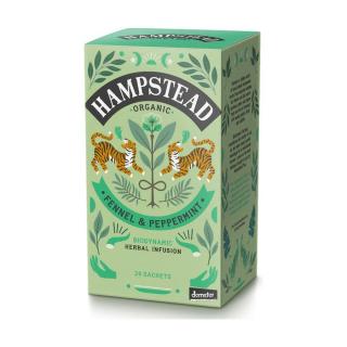 Hampstead bio FennelPeppermint tea - édeskömény borsmenta tea - demeter 20 filter 40g