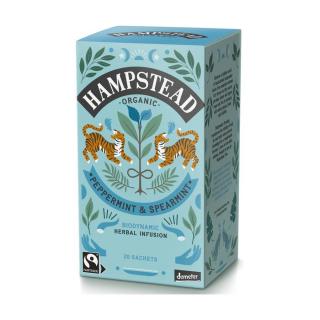 Hampstead bio PeppermintSpearmint tea - borsmenta fodormenta tea - demeter 20filter 40g