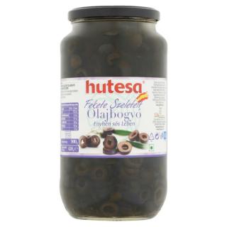 Hutesa olajbogyó - fekete szeletelt 900g